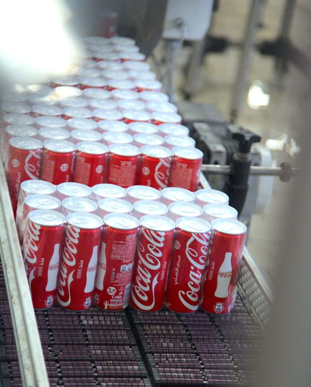 Coca-Cola bottling line